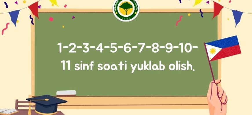 1-2-3-4-5-6-7-8-9-10-11 sinf soati yuklab olish.