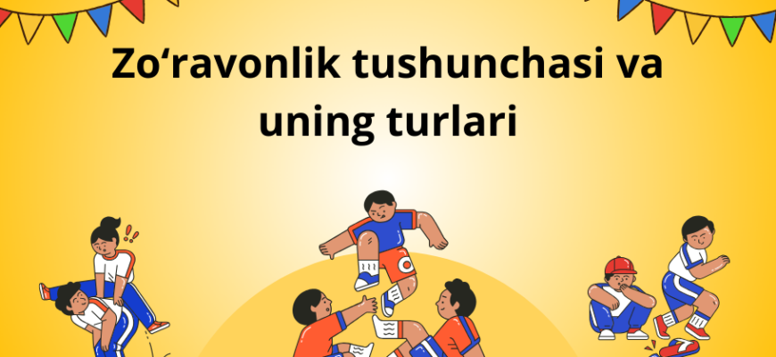 Zo‘ravonlik tushunchasi va uning turlari